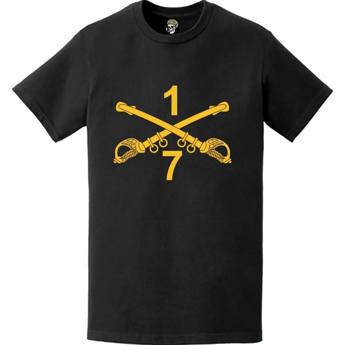 7-1 CAV Regiment Crossed Sabers T-Shirt Tactically Acquired   