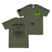 Double-Sided 70th Armor Regiment Whiskey Label T-Shirt Tactically Acquired Military Green Small 