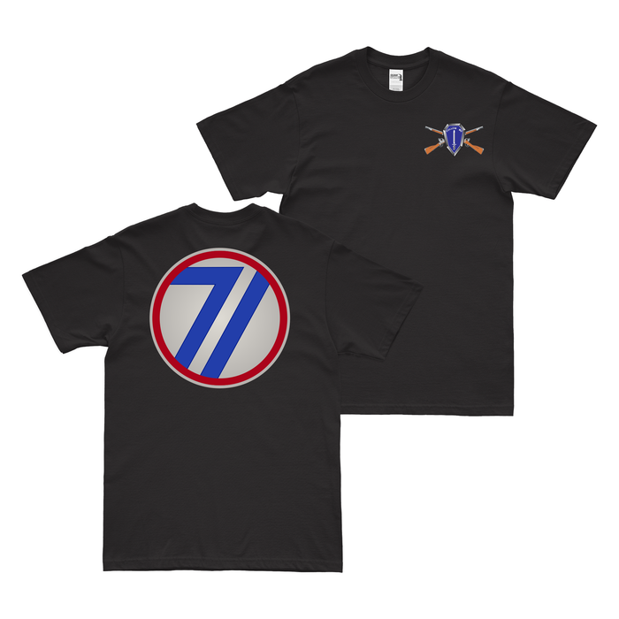 Double-Sided 71st Infantry Division T-Shirt Tactically Acquired   