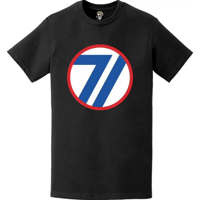 71st Infantry Division (71st ID) SSI Logo Crest T-Shirt Tactically Acquired   