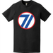 71st Infantry Division (71st ID) SSI Logo Crest T-Shirt Tactically Acquired   