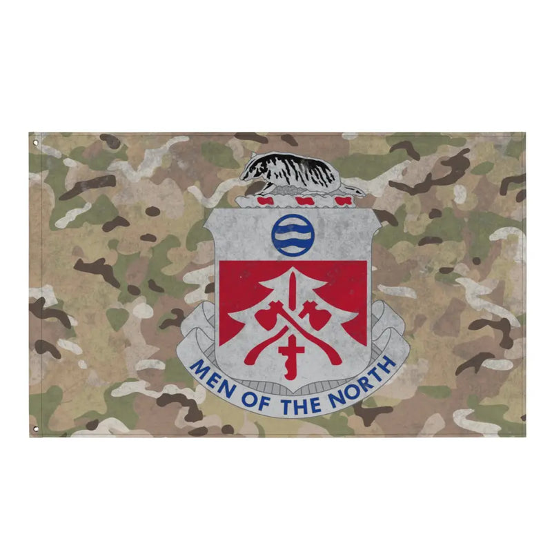 724th Engineer Battalion Indoor Wall Flag
