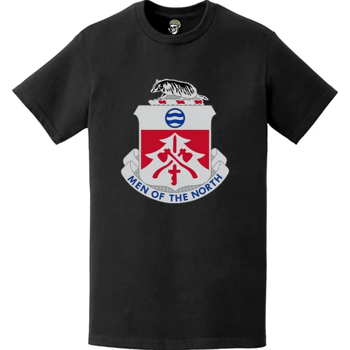 724th Engineer Battalion Logo Emblem T-Shirt Tactically Acquired   