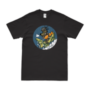 729th Bombardment Squadron WW2 AAF T-Shirt Tactically Acquired Black Distressed Small