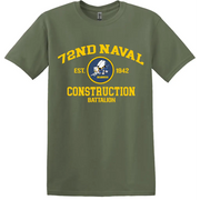 72nd Naval Construction Battalion (72nd NCB) T-Shirt Tactically Acquired   