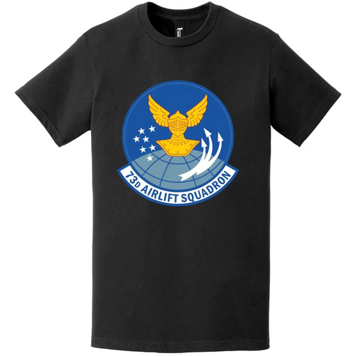 73rd Airlift Squadron Logo Emblem T-Shirt Tactically Acquired   