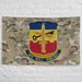 741st Engineer Battalion Indoor Wall Flag Tactically Acquired   