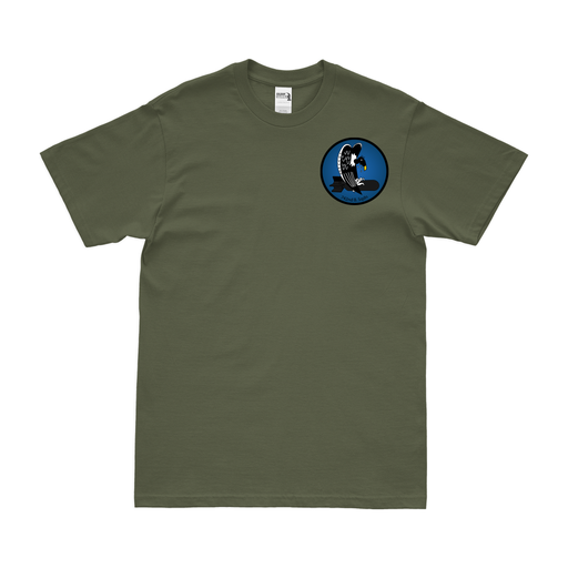 742nd Bomb Squadron WW2 Left Chest Emblem T-Shirt Tactically Acquired Military Green Small 