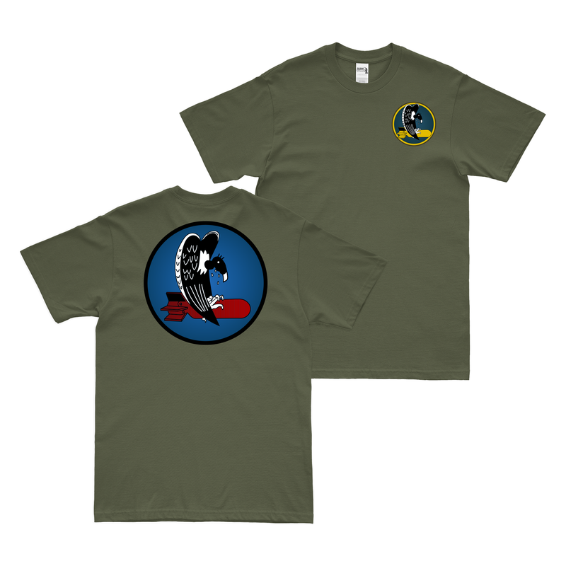 Double-Sided 743rd Bomb Squadron 455th BG T-Shirt