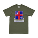 U.S. Army 74th Infantry Regiment Unit Logo Emblem T-Shirt Tactically Acquired Military Green Clean Small