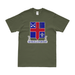 U.S. Army 74th Infantry Regiment Unit Logo Emblem T-Shirt Tactically Acquired Military Green Distressed Small