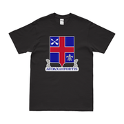 U.S. Army 74th Infantry Regiment Unit Logo Emblem T-Shirt Tactically Acquired Black Clean Small