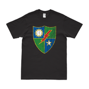 Distressed 75th Ranger Regiment Logo Emblem T-Shirt Tactically Acquired Small Black 