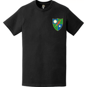75th Ranger Regiment DUI Left Chest T-Shirt Tactically Acquired   