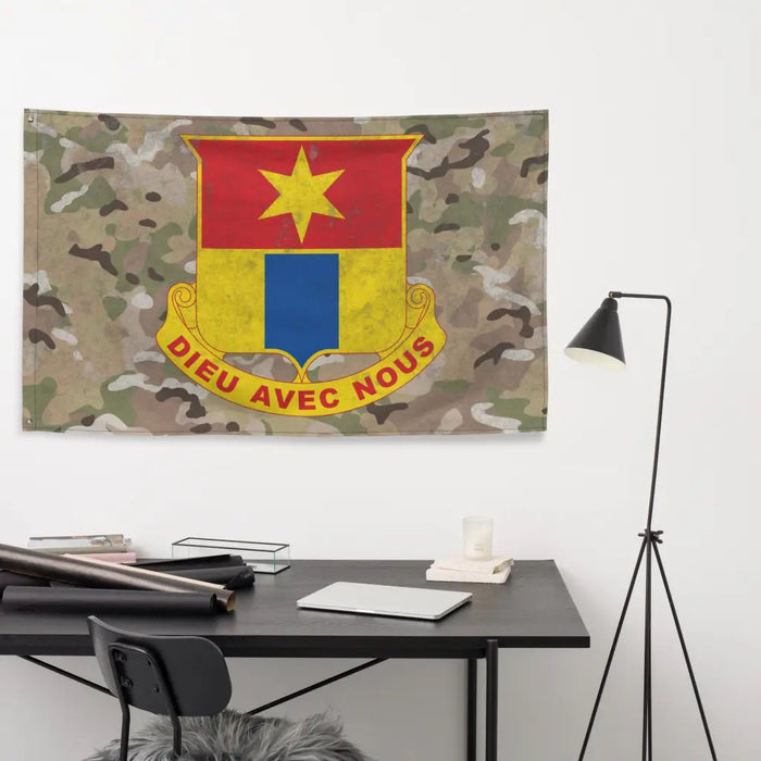 769th Engineer Battalion Indoor Wall Flag Tactically Acquired   