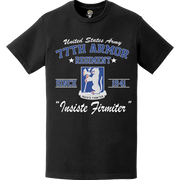 77th Armor Regiment Since 1941 Legacy T-Shirt Tactically Acquired   