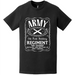 77th Field Artillery Regiment Whiskey Label T-Shirt Tactically Acquired   