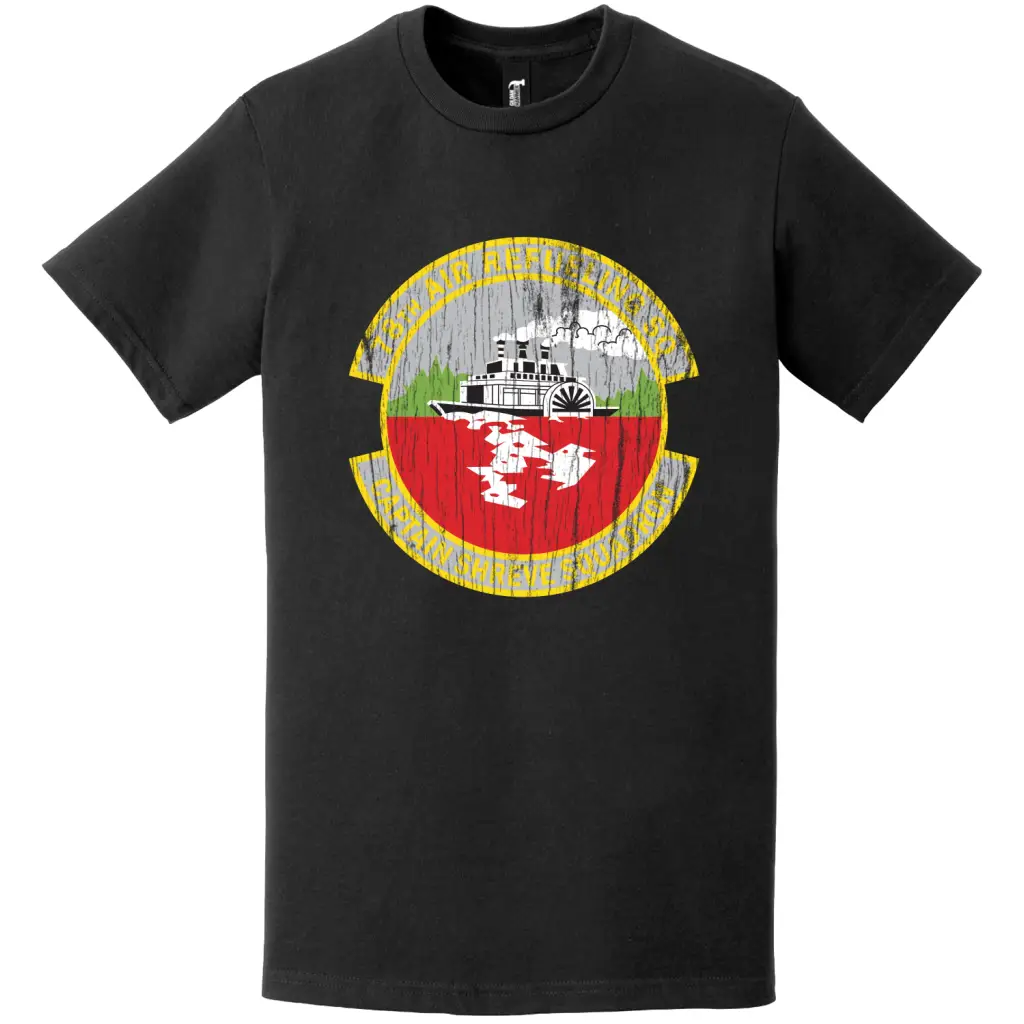 78th Air Refueling Squadron (55th ARS) Distressed Logo T-Shirt Tactically Acquired   