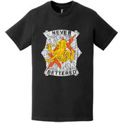 78th Signal Battalion Distressed DUI Logo Emblem T-Shirt Tactically Acquired   