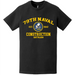 79th Naval Construction Battalion (79th NCB) T-Shirt Tactically Acquired   