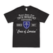 U.S. Army 79th Infantry Division Since 1917 Legacy T-Shirt Tactically Acquired Small Black 