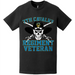 7th Cavalry Regiment Veteran Distressed Saber Skull T-Shirt Tactically Acquired   