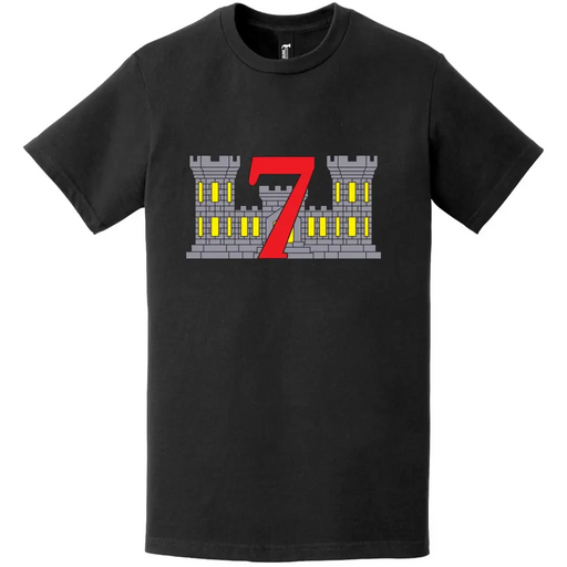 7th Engineer Support Battalion (7th ESB) Logo T-Shirt Tactically Acquired   