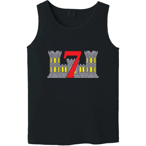 7th Engineer Support Battalion (7th ESB) Logo Tank Top Tactically Acquired   