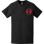 7th Infantry Division (7th ID) CSIB Logo Left Chest T-Shirt Tactically Acquired   