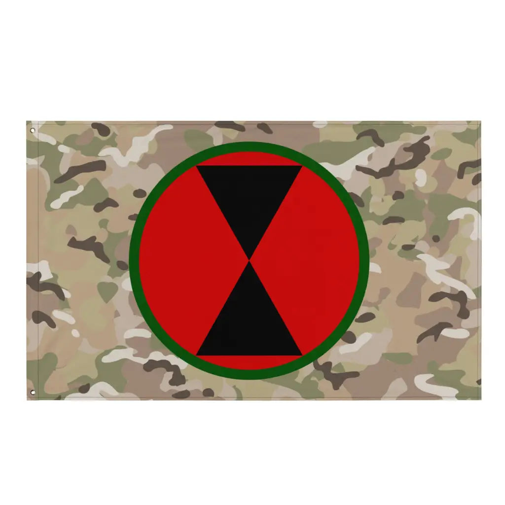 7th Infantry Division Indoor Wall Flag Tactically Acquired Default Title  