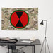 7th Infantry Division Indoor Wall Flag Tactically Acquired   