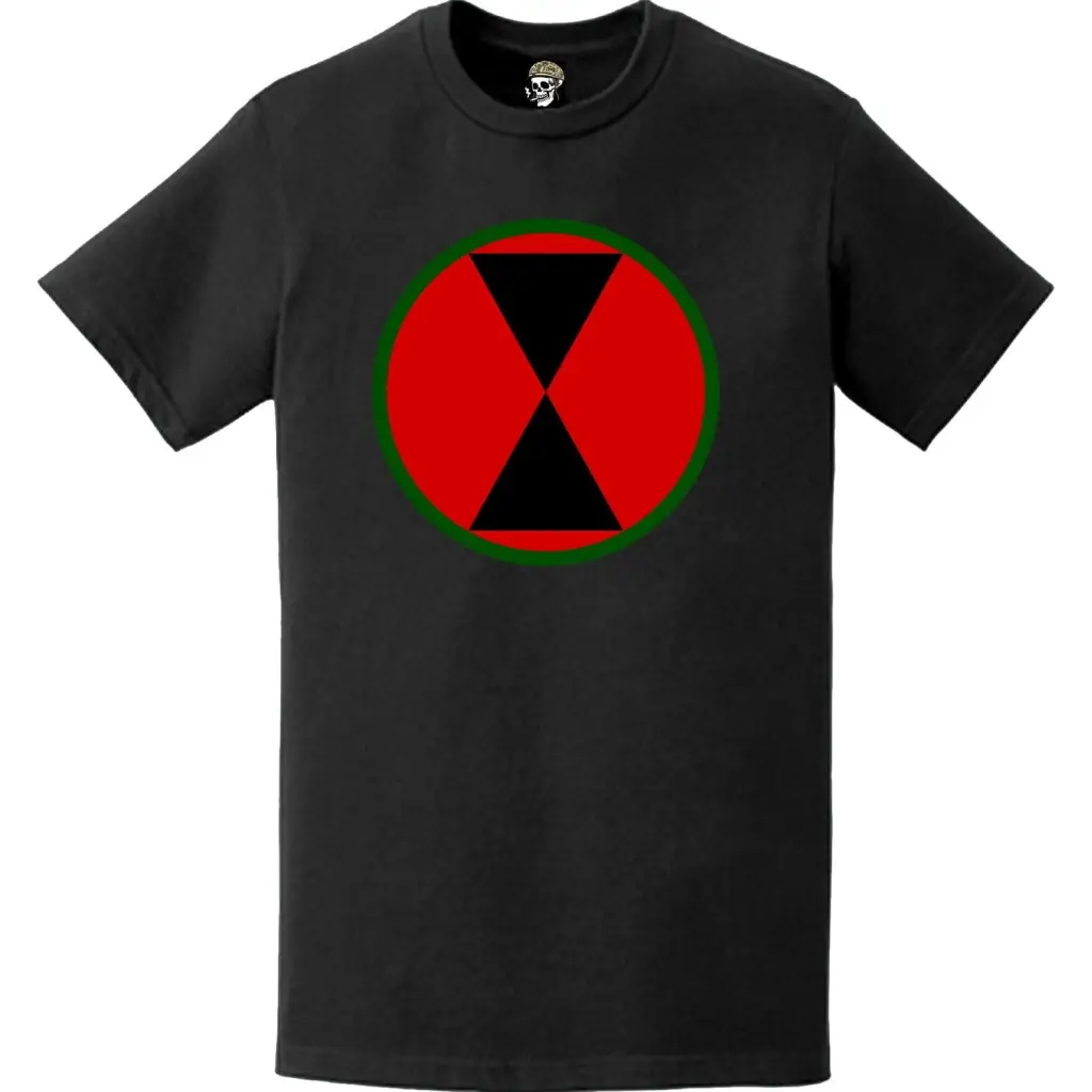 7th Infantry Division SSI Logo Emblem T-Shirt Tactically Acquired   
