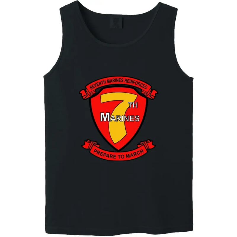 7th Marine Regiment Logo Emblem Tank Top