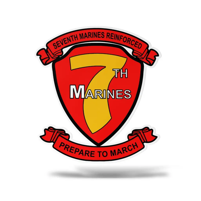 7th Marine Regiment Vinyl Sticker Decal Tactically Acquired   