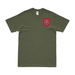 7th SFG Left Chest Beret Flash T-Shirt Tactically Acquired Military Green Small 