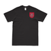 7th SFG Left Chest Beret Flash T-Shirt Tactically Acquired Black Small 