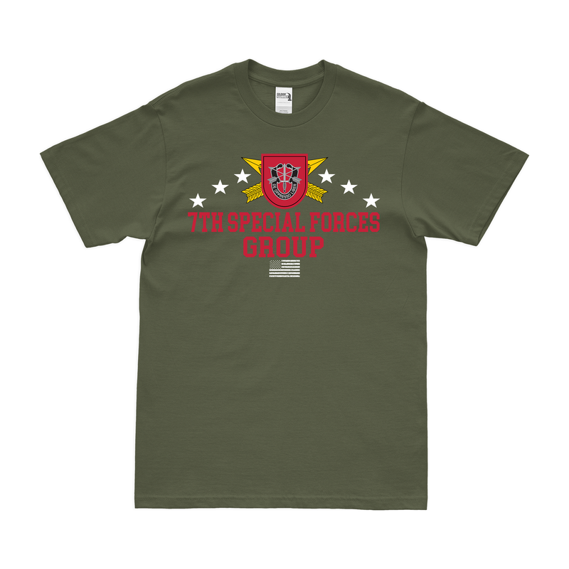 Patriotic 7th Special Forces Group (7th SFG) T-Shirt
