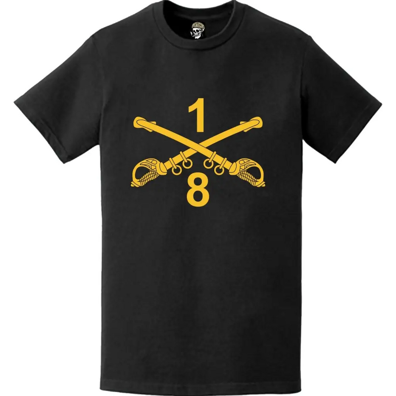 8-1 CAV Regiment Crossed Sabers T-Shirt