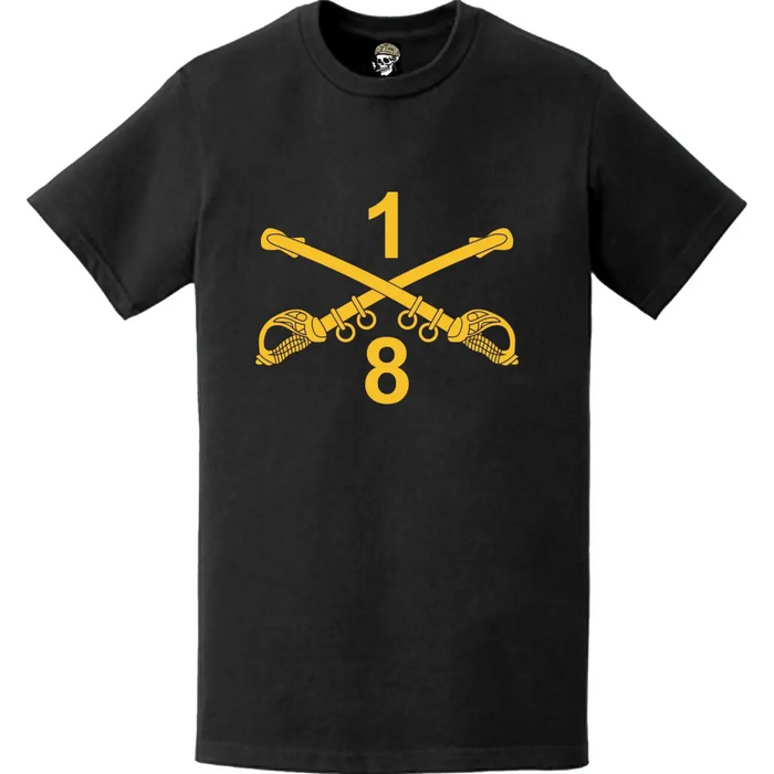 8-1 CAV Regiment Crossed Sabers T-Shirt Tactically Acquired   