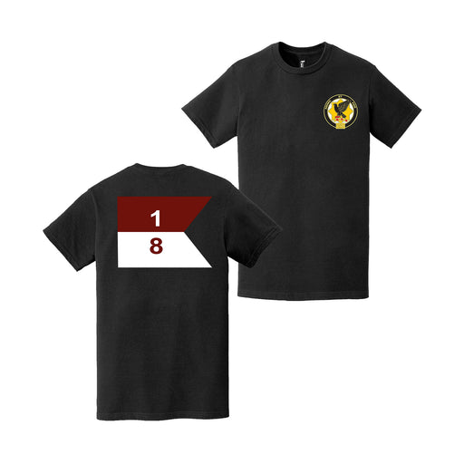 Double-Sided 8-1 CAV Regiment Guidon T-Shirt Tactically Acquired   