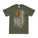8th Tank Battalion USMC American Flag T-Shirt Tactically Acquired Military Green Small 