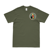818th Bomb Squadron Left Chest Emblem T-Shirt Tactically Acquired Military Green Small 