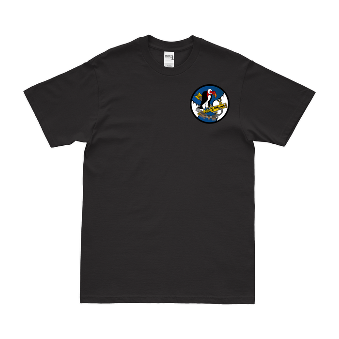 824th Bomb Squadron Left Chest Emblem T-Shirt Tactically Acquired Black Small 