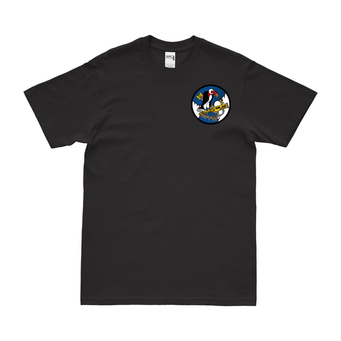 826th Bomb Squadron Left Chest Emblem T-Shirt Tactically Acquired Black Small 