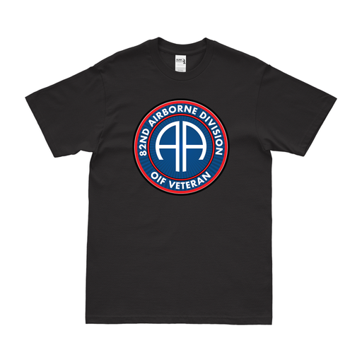 82nd Airborne Division OIF Veteran T-Shirt Tactically Acquired Black Small 