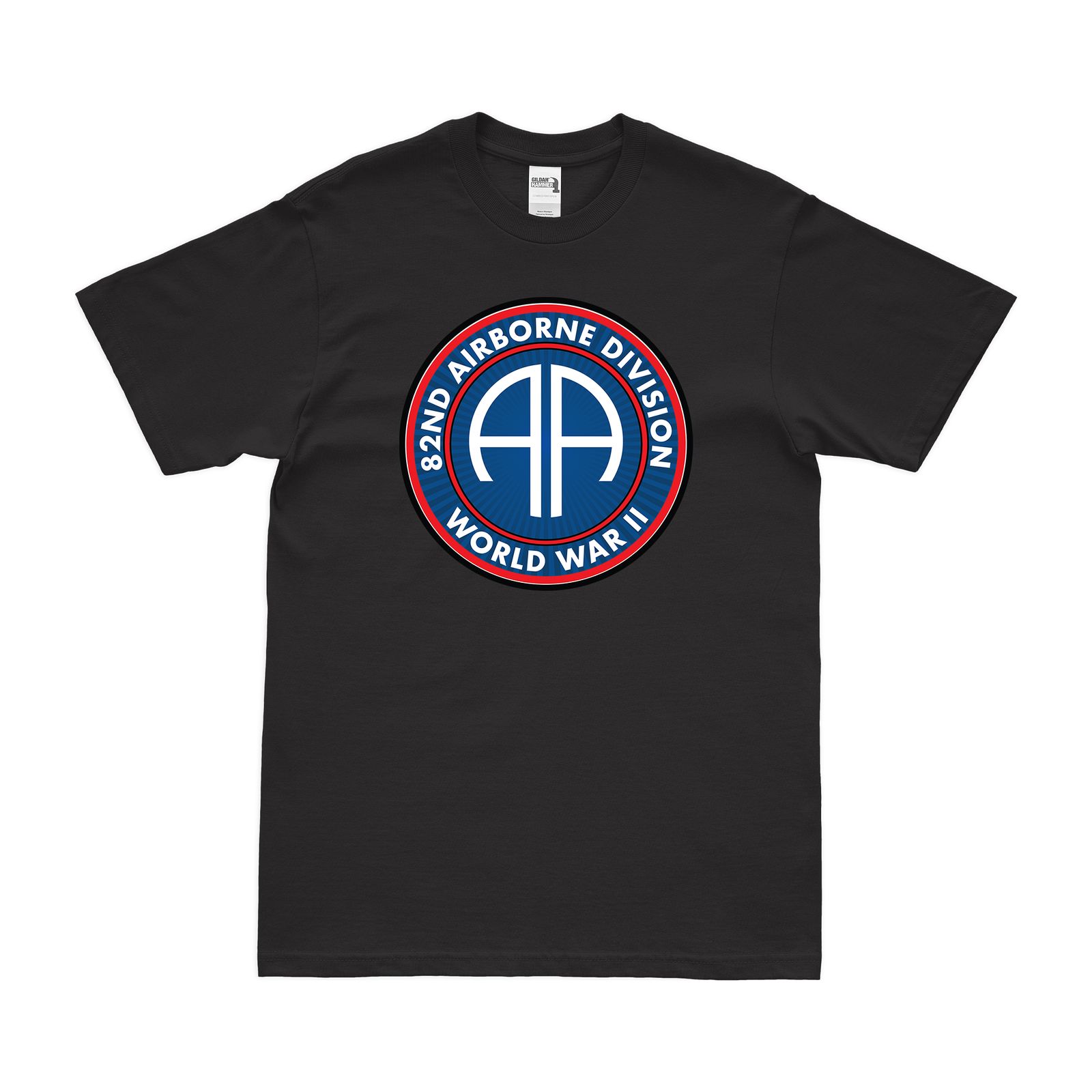 82nd Airborne Division WW2 Legacy T-Shirt Tactically Acquired Black Small 