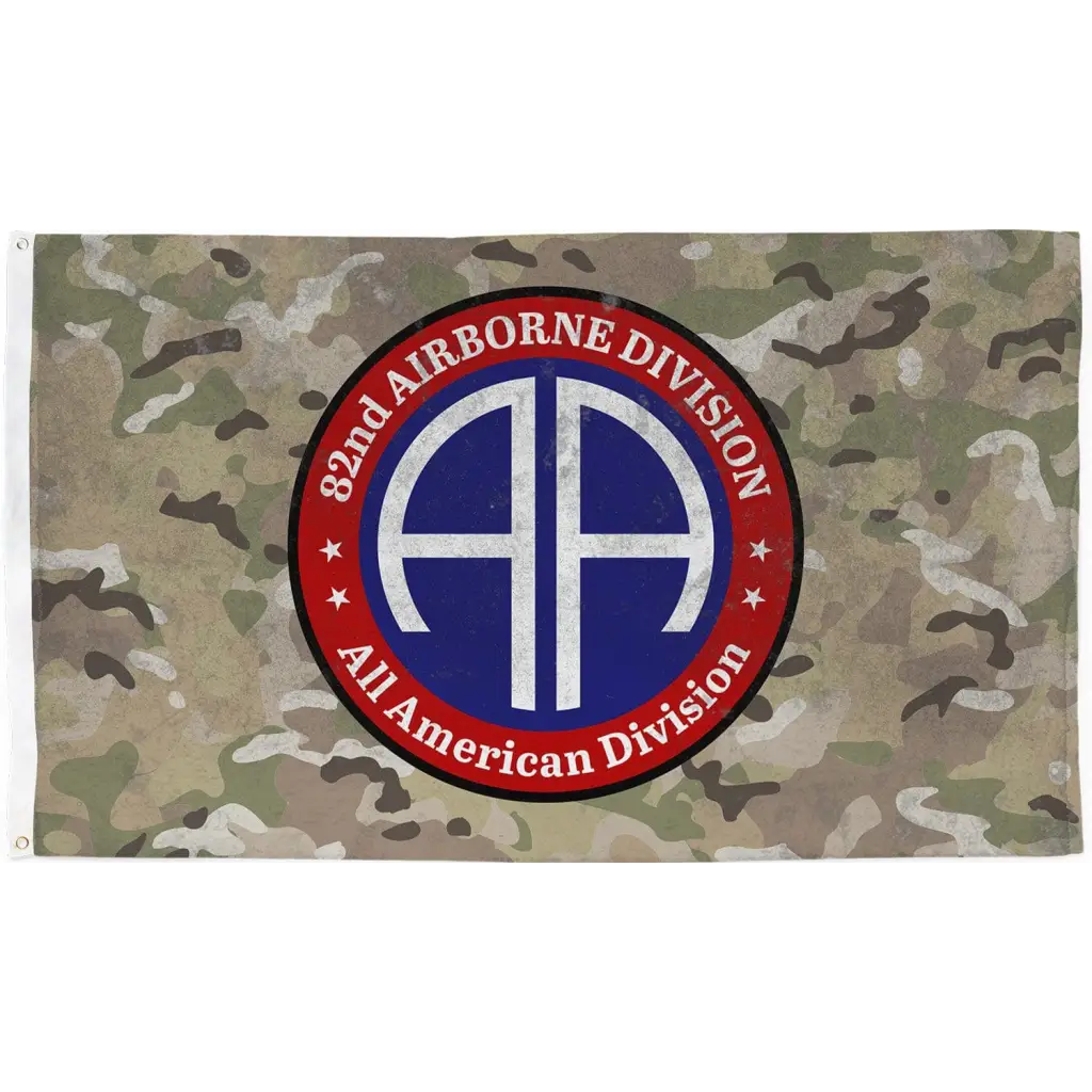 82nd Airborne "All American" OCP Camo Indoor Wall Flag Tactically Acquired   