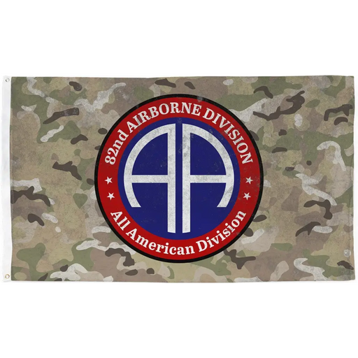 82nd Airborne "All American" OCP Camo Indoor Wall Flag Tactically Acquired   