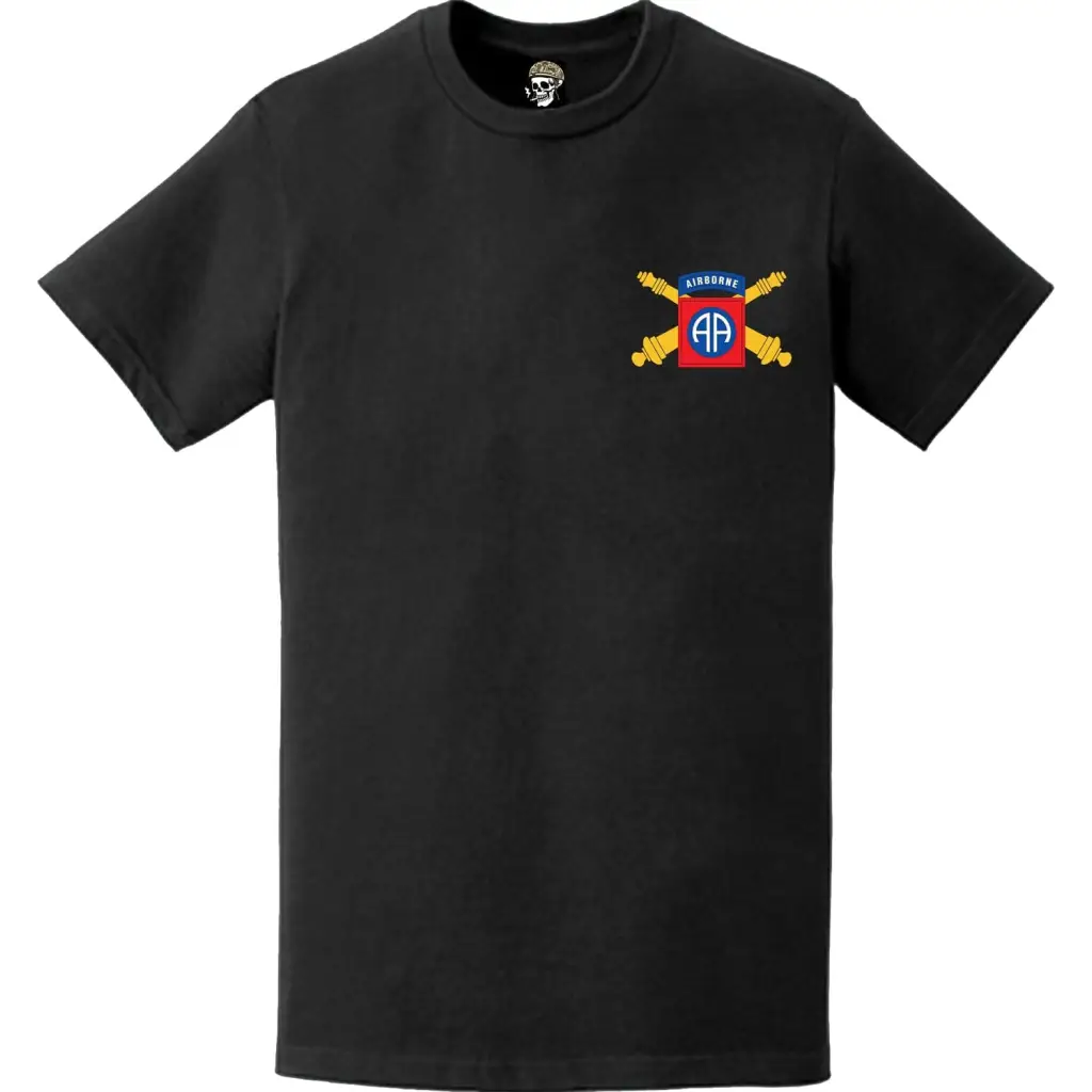 82nd Airborne Division Artillery (DIVARTY) Left Chest T-Shirt Tactically Acquired   