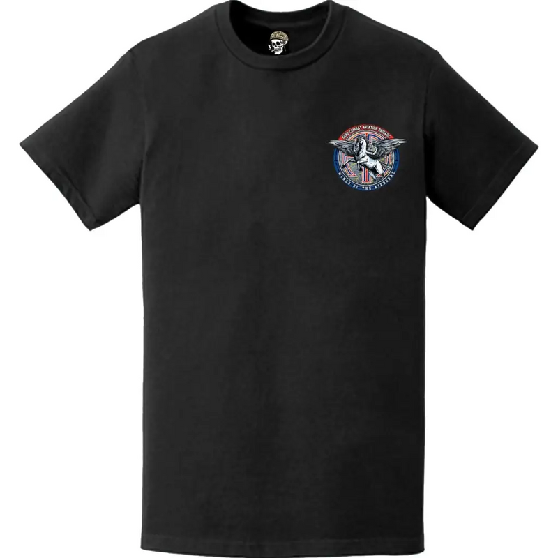 82nd CAB "Pegasus Brigade" Logo Left Chest T-Shirt